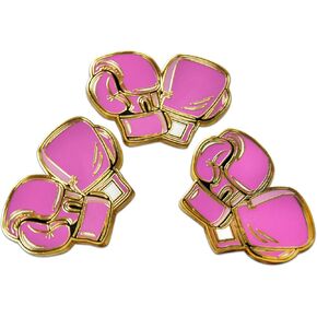 Novel Merk Fighting – Boxing Lapel Pin, Hat Pin & Tie Tack Set - with Clutch Back