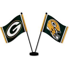 WinCraft Green Bay Packers Desk and Table Top Flags