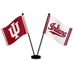 WinCraft Indiana Hoosiers Desk and Table Top Flags