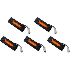 5PCS 24V Amber LED Front Cab Light Roof Top Light Clearance Marker Lamps Fit for Mack Anthem 70" 2018-UP