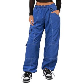 Cargo Pants Women Baggy - Stitch Parachute Pants for Women Y2K Pants, Baggy Pants Women Cargo Pants for Girls