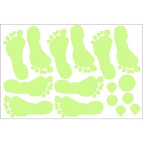 Didiseaon Halloween Luminous Sticker, Wall Decal Glow in The Dark Decorations Wall Fluorescent Stickers for Wall Window Ceiling Decoration Party Supplies