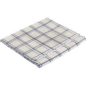 BENECREAT White Blue 3.75CT Blank Rug Hooking Mesh Rectangle Kit DIY Rug for Embroidery Crafts Decoration DIY Tapestry, 49x0.04 Inch