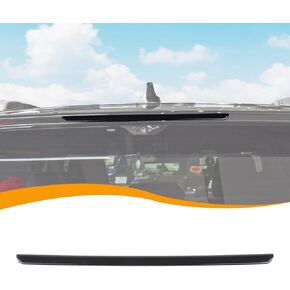 Hoolcar Third Brake Light Cover High Mount 3rd Blake Stop Reverse Cargo Light Cover Trim Exterior Accessories Fit for Jeep Grand Cherokee 2021-2024, Smoked Black