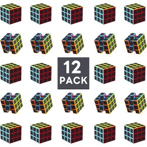 12 PCS Mini Cube Goody Bag Stuffers,Puzzle Party Favors for Kids Party Puzzle Game Toys Classroom Rewards & School Prize for Students