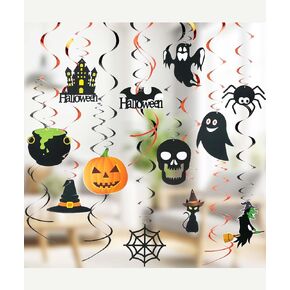 Mr. Pen- Hanging Halloween Decorations, 36 pcs, Halloween Hanging Decorations Indoor, Hanging Halloween Decor, Halloween Hanging Decor, Halloween Ceiling Hanging Decorations, Halloween Streamers in Kuwait