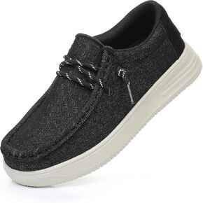 Blikcon Kids Boys Slip-On Loafers Casual Lightweight Breathable Walking Shoes (Toddler/Little Kid/Big Kid)