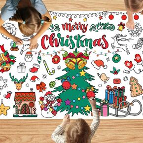 30 x 72 Inch Back to School Giant Coloring Poster Tablecloth,Back to School Supplies for Kids Happy Birthday,4th of July,Halloween,Thanksgiving,Christmas for Boys Girls (Back to School)