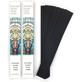 Stained Glass Lead Lines, 12" x 1/8", 144 Total Linear Feet in Saudi Arabia