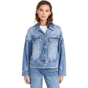 [BLANKNYC] Womens Denim Trucker Jacket