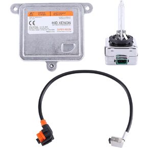 OE 20928264, Xenon Ballast Control Unit & HID Bulb Wire Kit Compatible for Chevy Blazer 2019-2020, Malibu 2013-2015, Suburban 2014-2020, Tahoe 2014-2020, Impala 2018-2020