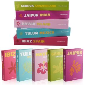 5pcs Decorative Books, Decor Books, Decorative Books for Home Decor, Ideal for Home Decor, Entryways, Coffee Tables, Bookshelf Decor, Office Spaces, and Photography Props (Designer)