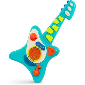 Battat- Toy Guitar For Toddlers, Kids, Children – Play Guitar With Songbook – Acoustic, Electric, And Song Modes- Lil' Rocker's Guitar – 2 Years +