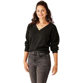 Carve Designs Women's Ruth Reversible Fuzzy Sweater