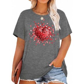 Womens Plus Size Dandelion Print Tshirt Cute Graphic Floral Tees Short Sleeve Summer Blessed Tee Tops