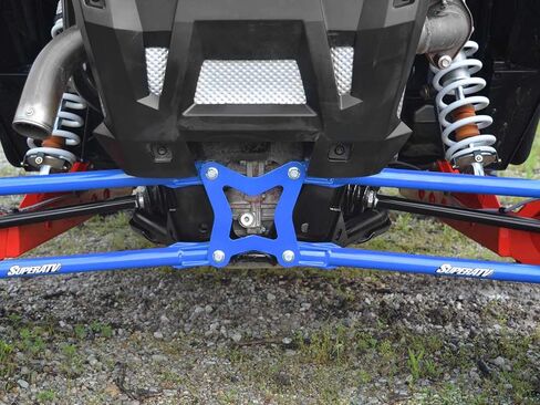 أذرع/قضبان نصف قطرها خلفية دائرية الشكل من SuperATV شديدة التحمل لعام 2014+ Polaris RZR XP 1000 / XP 4 1000 - أسود | لن يتناسب مع مصدات بولاريس الخلفية in Kuwait