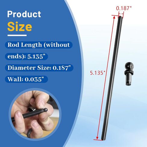 Cut To Length Chromoly Push Rod for Honda GX200 For Predator 212cc Mini Bike Go Kart in Kuwait