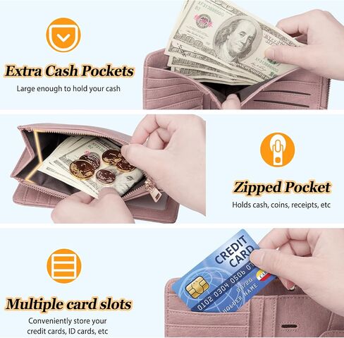 HUANLANG Passport Holder with Airtag for Women/Men, Airtag Passport Wallet for Travel Leather Passport Holder RFID Blocking,Travel Passport Walelt with Credit Card Holder in Saudi Arabia