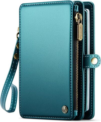 ASAPDOS Passport Holder for Travel, Passport Case Wallet with Strap Wristlet and Zipper Wallet for Men Women Blue in Kuwait