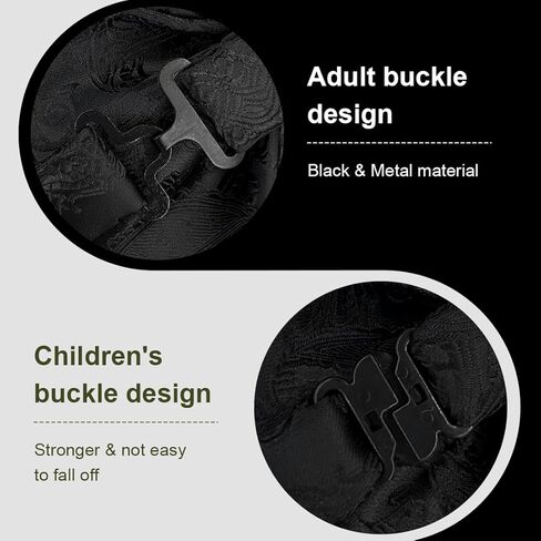 ربطات عنق بيزلي للرجال والأطفال، ربطات عنق كلاسيكية مربوطة مسبقًا قابلة للتعديل لحفلات الزفاف للرجال in Kuwait