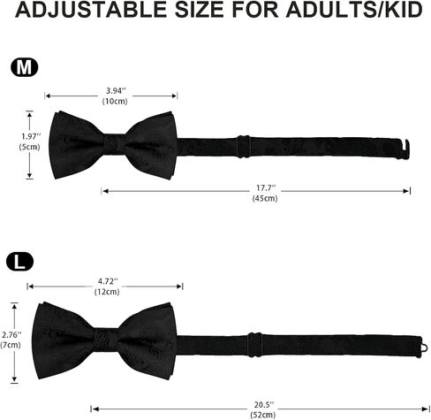 ربطات عنق بيزلي للرجال والأطفال، ربطات عنق كلاسيكية مربوطة مسبقًا قابلة للتعديل لحفلات الزفاف للرجال in Kuwait