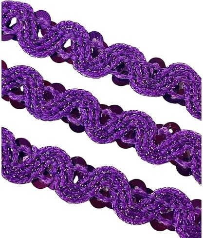 5 Yards Black Sequin Trim 1.5cm Ribbon Sewing Lace Cord Shiny Sewing Paillette Ribbon Sequin Strip for Christmas Halloween Sewing Dress Embellish Headband Costume in Saudi Arabia