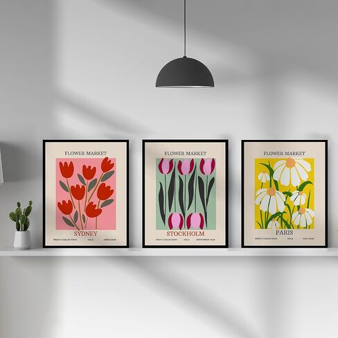 W.O.W.A - مطبوعات فنية جدارية من ماتيس، لوحة فنية جدارية تجريدية باللون الأخضر المريمية لديكور المنزل الجمالي (11 بوصة × 14 بوصة، بدون إطار) in Kuwait