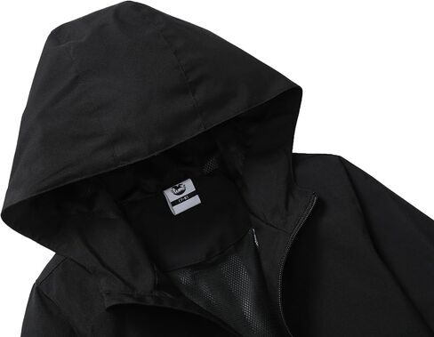 Girls Outdoor Lightweight Rain Jacket Kids Waterproof Breathable Mesh Lined Raincoat in Saudi Arabia