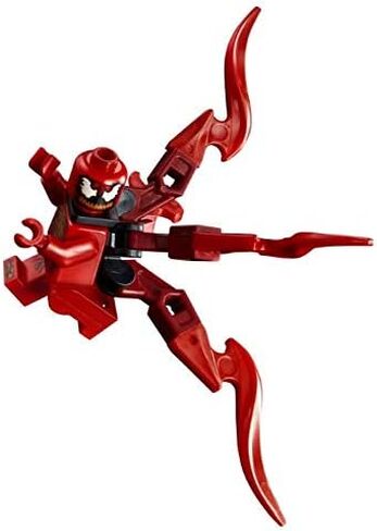 Lego Super Heroes: Carnage Minifigure with Appendages in Saudi Arabia