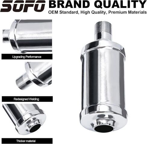 SOFO Exhaust Muffler Silencer - for Predator 212cc 196cc w/Heat Shield for Coleman CT200u BT200X KT196 Baja MB200 6.5hp GX160 Engine for Mini Bike ATV Go karts Upgrade Thickened Performance Parts in Saudi Arabia
