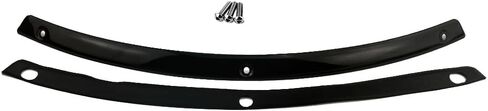 10.5inch Smoke Windshield + Gloss Black Windshield Trim Windscreen Compatible for 1996-2013 Harley Davidson Touring Street Glide Electra Glide in Saudi Arabia