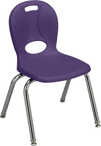 مدرسة التراص من سلسلة Learniture Structure، ارتفاع 35.56 سم، مجموعة من 4 كراسي أرجوانية in Kuwait