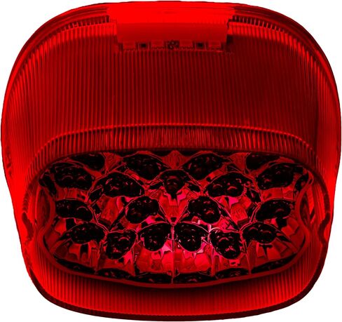 مجموعة مصابيح LED الخلفية 8900TL2-R من Eagle Lights مع إشارات انعطاف مدمجة للدراجات النارية Harley Davidson - أحمر in Saudi Arabia