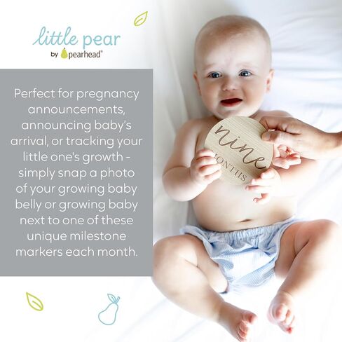 Little Pear Plush Milestone Blocks, Baby Month Plush Blocks, New and Expecting Moms Gift, Baby Age Milestone Keepsakes, Newborn Photo Props in Kuwait