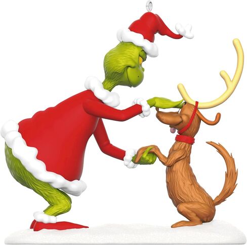 Hallmark Keepsake Grinch Christmas Ornament 2024, Dr. Seuss' How the Grinch Stole Christmas! "All I Need Is a Reindeer...", Christmas Movie Gifts in Saudi Arabia