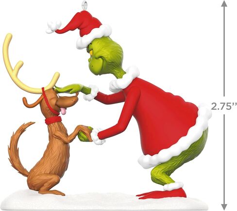 Hallmark Keepsake Grinch Christmas Ornament 2024, Dr. Seuss' How the Grinch Stole Christmas! "All I Need Is a Reindeer...", Christmas Movie Gifts in Saudi Arabia