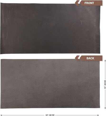 Shkira 12''X24'' Genuine Red Leather Sheets for Crafts - Square - 2.0MM Thick Genuine - Thick Cowhide Pieces Square - Leather Sheet for Arts and Crafts in Saudi Arabia