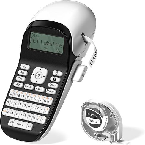 Phomemo LT12 Label Maker, Label Maker Machine with Tape, Portable Bluetooth Label Maker Handheld Labeler with QWERTY Keyboard, Large Display and Built-in Memory for Home Office Organization in Kuwait