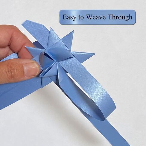 Pearlescent White Paper Strips for Weaving Projects (Single Color Packs). Paper Strips for Moravian Stars, German Stars and Froebel Stars. 50 Strips per Pack in Saudi Arabia