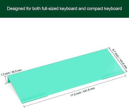 Computer Keyboard Stand Holder - Ergonomic Acrylic Keyboard Stand for Desktop Comfortable Keyboard Tray Riser with Silicone Anti-Slip Strip for Home School Office Desk Accessory, Lightpink in Saudi Arabia