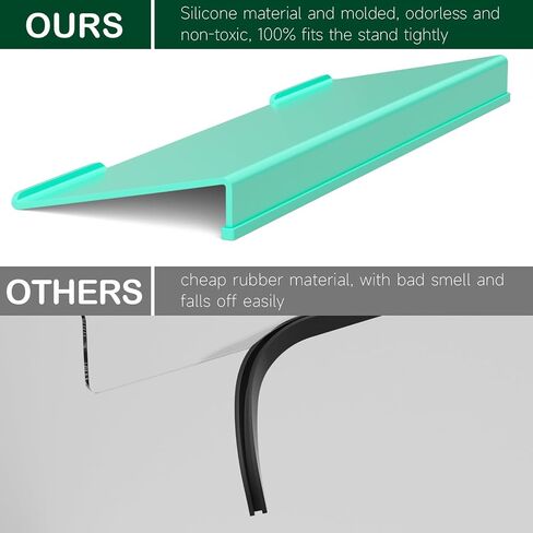 Computer Keyboard Stand Holder - Ergonomic Acrylic Keyboard Stand for Desktop Comfortable Keyboard Tray Riser with Silicone Anti-Slip Strip for Home School Office Desk Accessory, Lightpink in Saudi Arabia