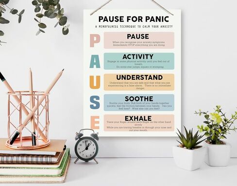 ديكور العلاج، ديكور مكتب العلاج، ديكور الصحة العقلية للبالغين، علامة تعلم الرعاية الذاتية، ديكور غرفة النوم، فن جداري للعاملين الاجتماعيين، لافتة ديكور جدارية جمالية، ديكور منزلي، علامة مهارات التأقلم الصحي in Kuwait