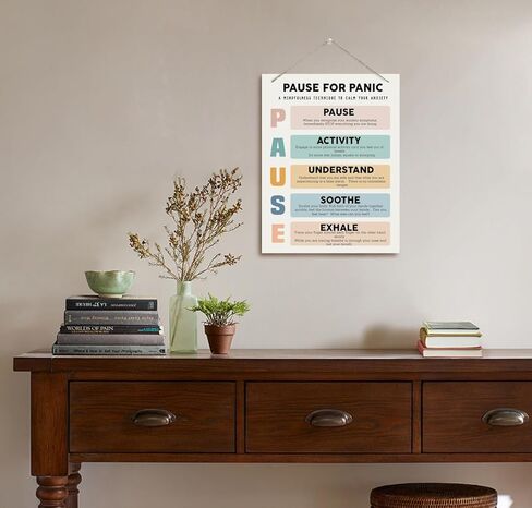 ديكور العلاج، ديكور مكتب العلاج، ديكور الصحة العقلية للبالغين، علامة تعلم الرعاية الذاتية، ديكور غرفة النوم، فن جداري للعاملين الاجتماعيين، لافتة ديكور جدارية جمالية، ديكور منزلي، علامة مهارات التأقلم الصحي in Kuwait