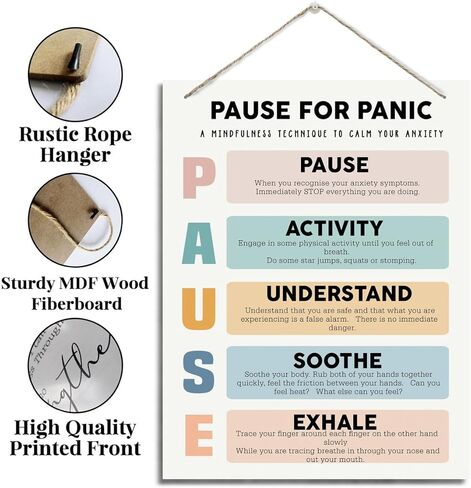ديكور العلاج، ديكور مكتب العلاج، ديكور الصحة العقلية للبالغين، علامة تعلم الرعاية الذاتية، ديكور غرفة النوم، فن جداري للعاملين الاجتماعيين، لافتة ديكور جدارية جمالية، ديكور منزلي، علامة مهارات التأقلم الصحي in Kuwait