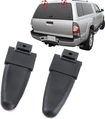 COOL STAR 2Pcs 103528 Glass Rear Door Hinges with Hardware Compatible with LEER Truck Cap 100XL 100LE Replaces 103528 71543 53248 67158 in Saudi Arabia