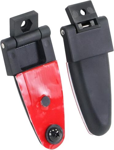 COOL STAR 2Pcs 103528 Glass Rear Door Hinges with Hardware Compatible with LEER Truck Cap 100XL 100LE Replaces 103528 71543 53248 67158 in Saudi Arabia