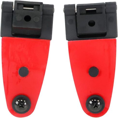 COOL STAR 2Pcs 103528 Glass Rear Door Hinges with Hardware Compatible with LEER Truck Cap 100XL 100LE Replaces 103528 71543 53248 67158 in Saudi Arabia