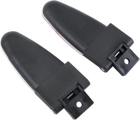 COOL STAR 2Pcs 103528 Glass Rear Door Hinges with Hardware Compatible with LEER Truck Cap 100XL 100LE Replaces 103528 71543 53248 67158 in Saudi Arabia