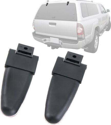 COOL STAR 2Pcs 103528 Glass Rear Door Hinges with Hardware Compatible with LEER Truck Cap 100XL 100LE Replaces 103528 71543 53248 67158 in Saudi Arabia