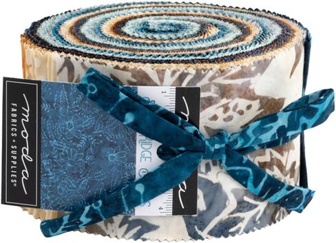 Blue Ridge Batiks Jelly Roll 40 2.5-inch Strips Moda Fabrics 4367JR in Saudi Arabia